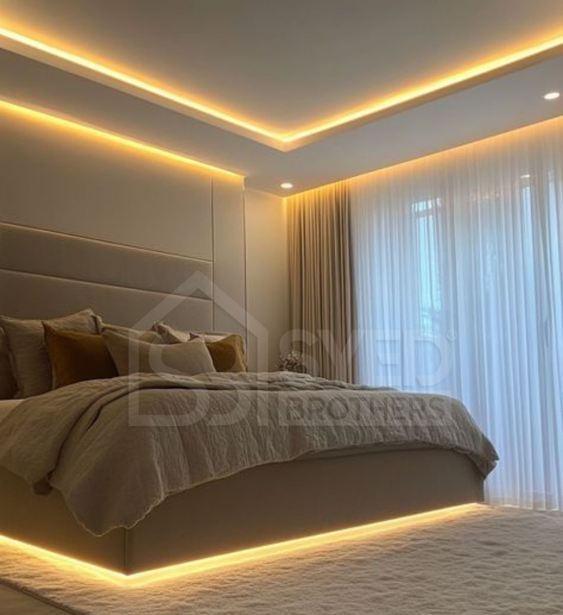 LED Cove Lighting Ceiling Design